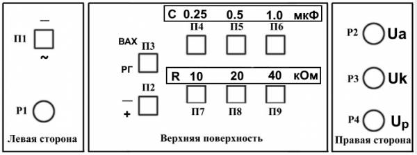 Рис. 4. Расположение разъёмов и элементов управления на электронном блоке Рис. 4. Расположение разъёмов и элементов управления на электронном блоке